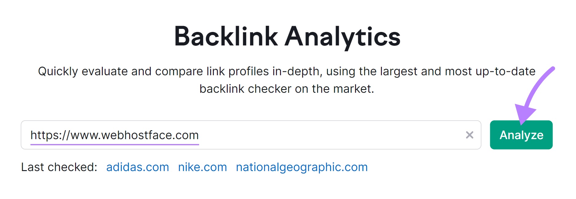 Backlinks with a competitor's URL